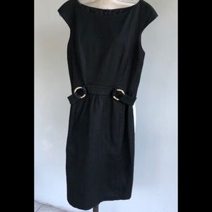 Tailored Dress by David Meister with Pockets